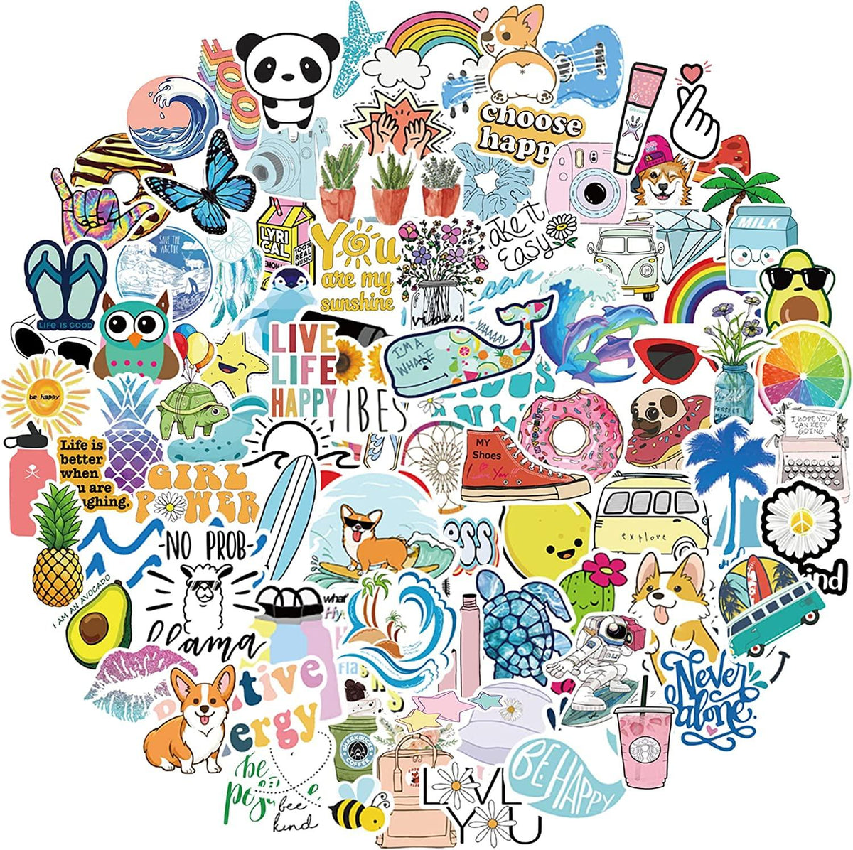 Art Stickers - Random Assortment(s) - Brush Tips Art Studio