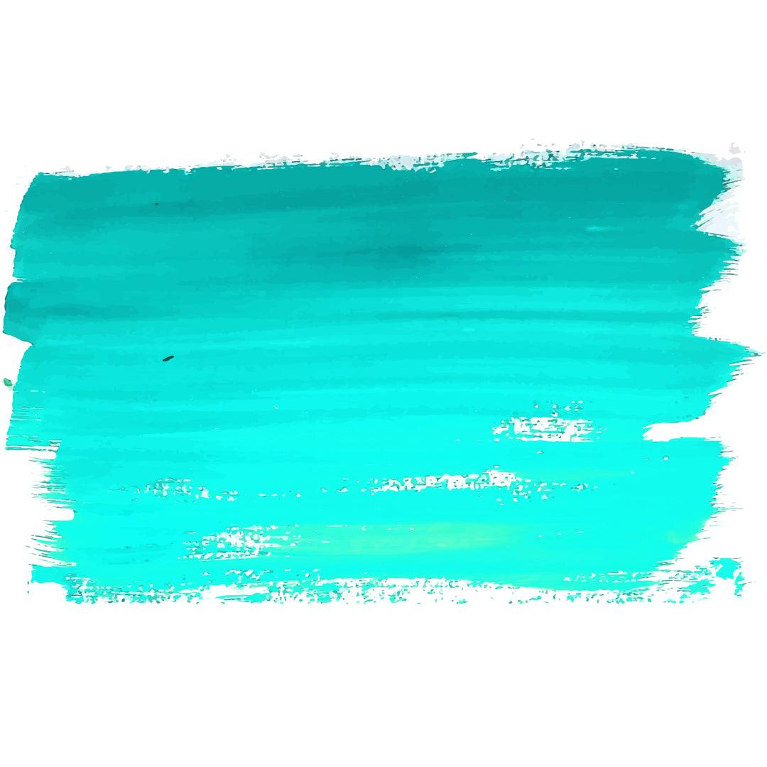 2oz Turquois Acrylic Paint - Brush Tips Art Studio