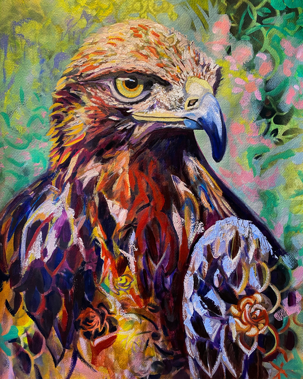 Expressive Bird Painting Series
