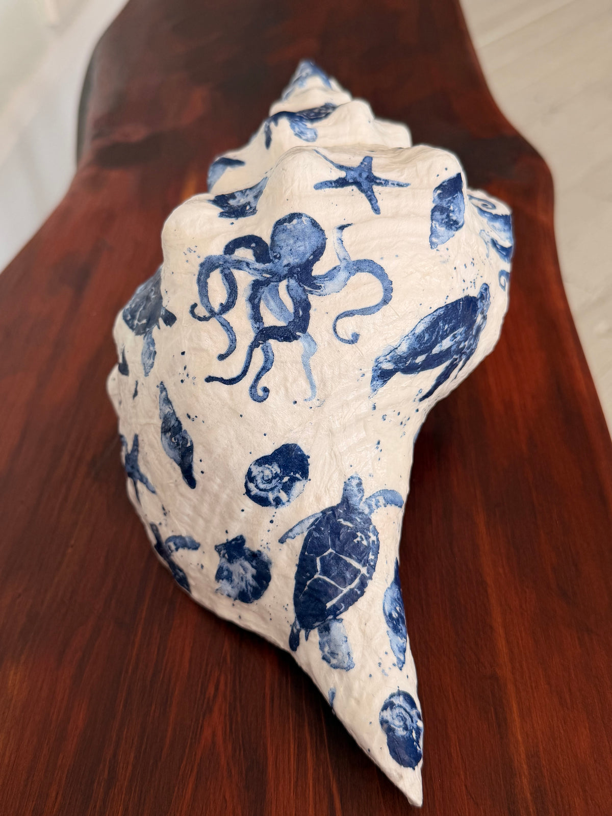 Decoupage Shell Trinket Trays