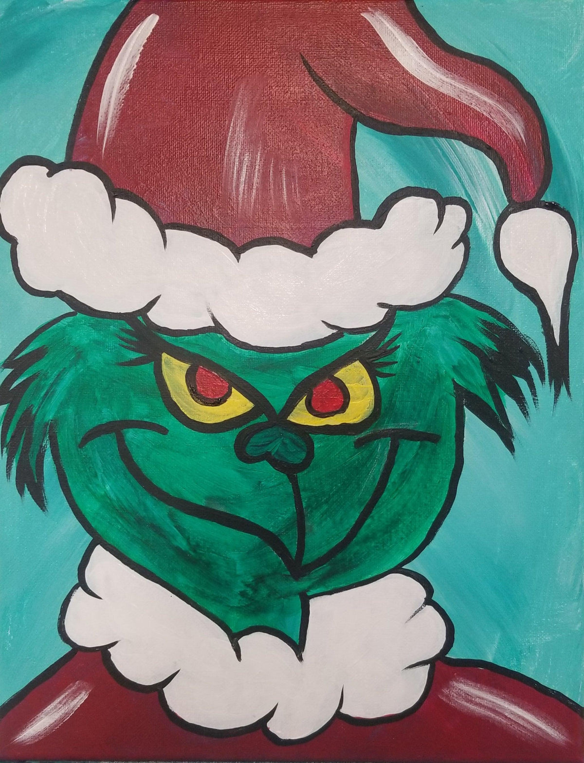 Vintage Grinch - Brush Tips Art Studio