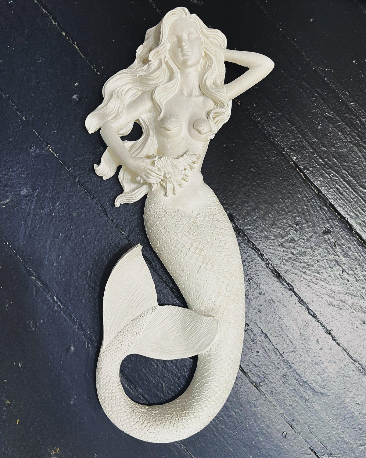 Mermaid Wall Hanging - Brush Tips Art Studio