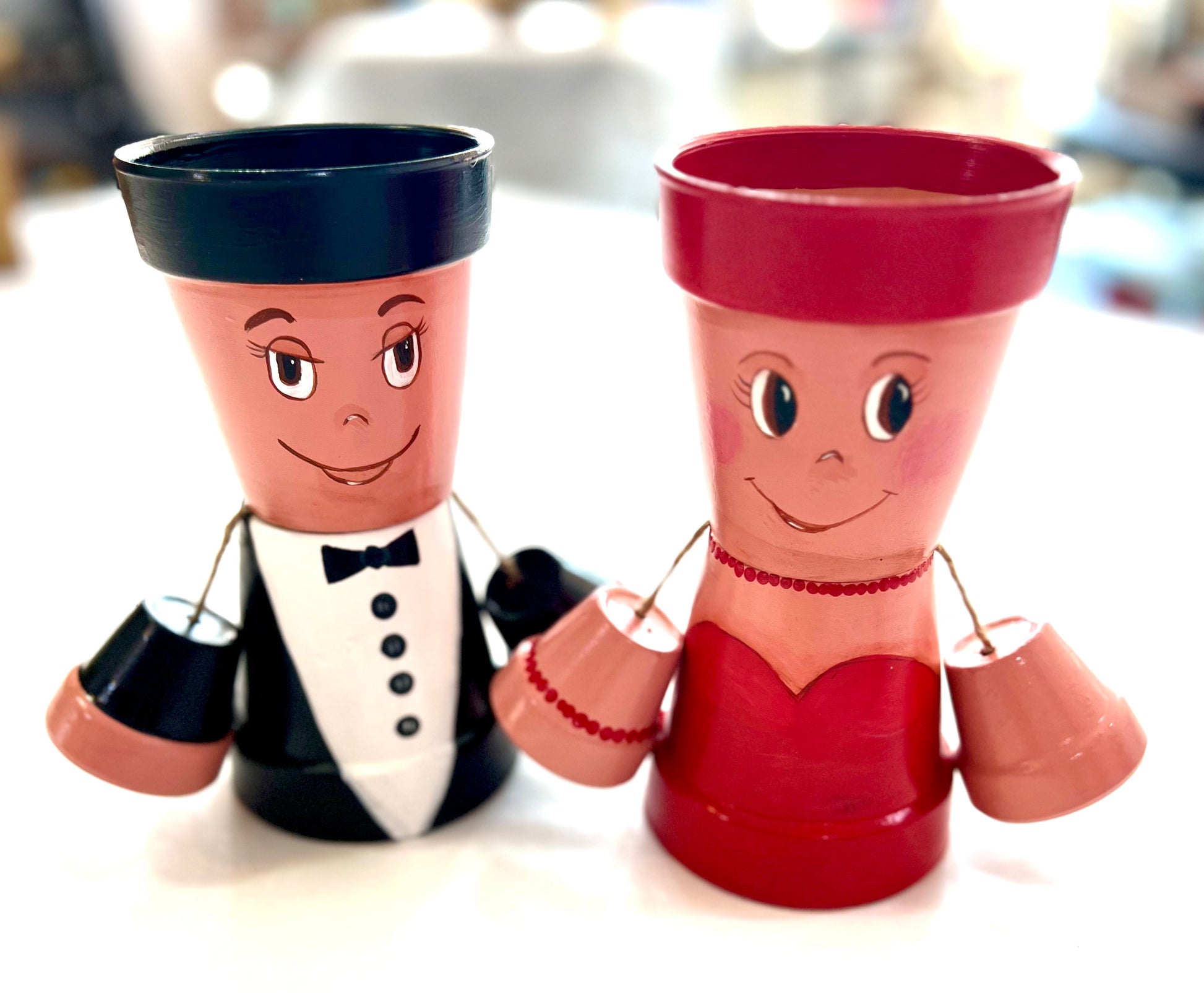 Flower Pot People - Brush Tips Art Studio